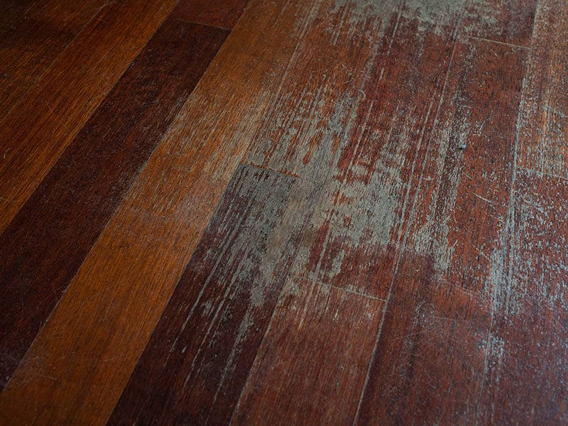 Old Scratched Surface Hardwood Flooring