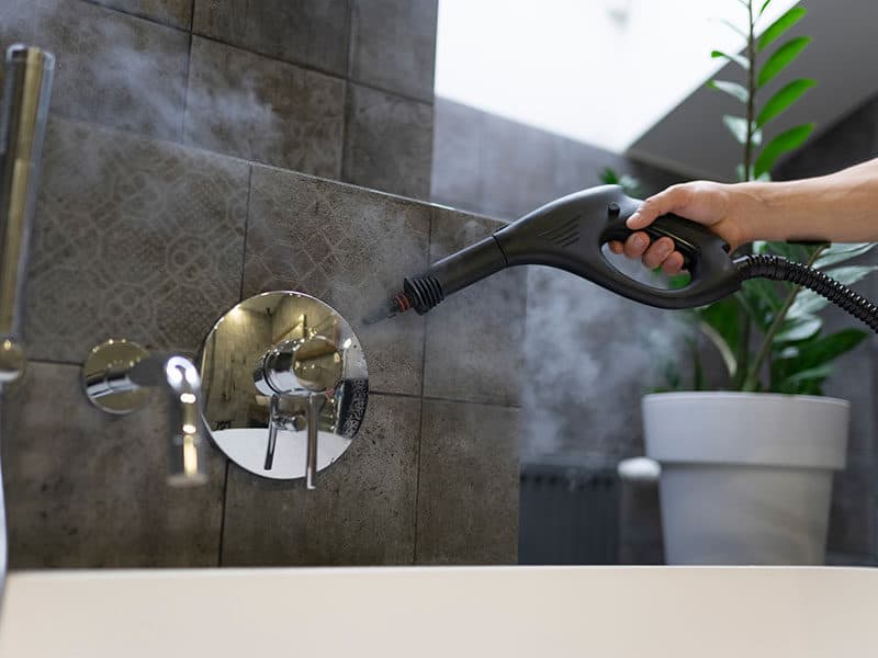 Steam Cleaning the Bathroom