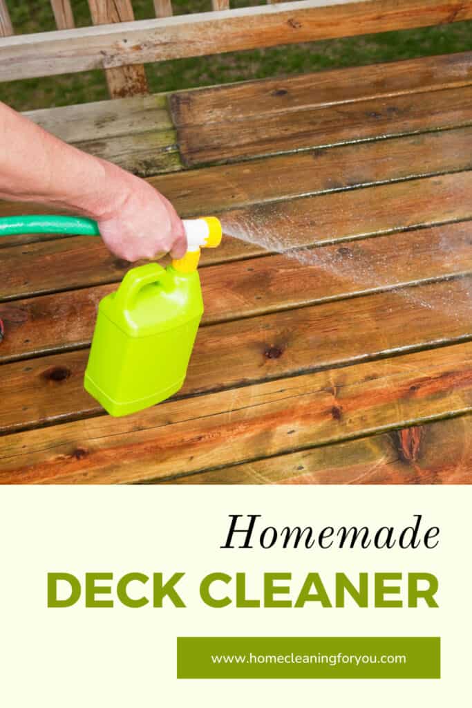 Homemade Deck Cleaner