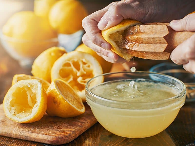 Fresh Lemon Juice Wooden Reamer