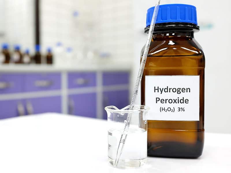  Hydrogen Peroxide Solution In Brown