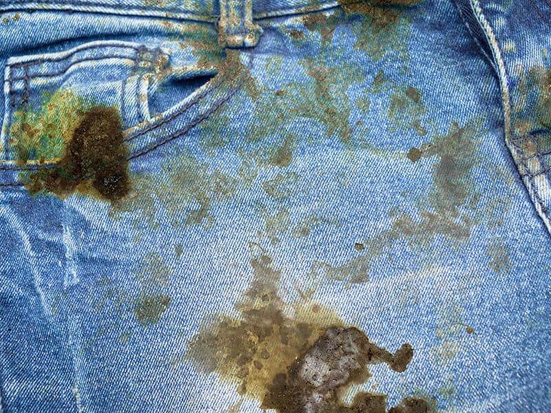 Oil Stain on Jean