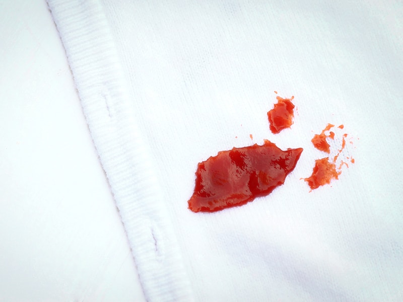 Food Stains Make Clothes Look Unsightly