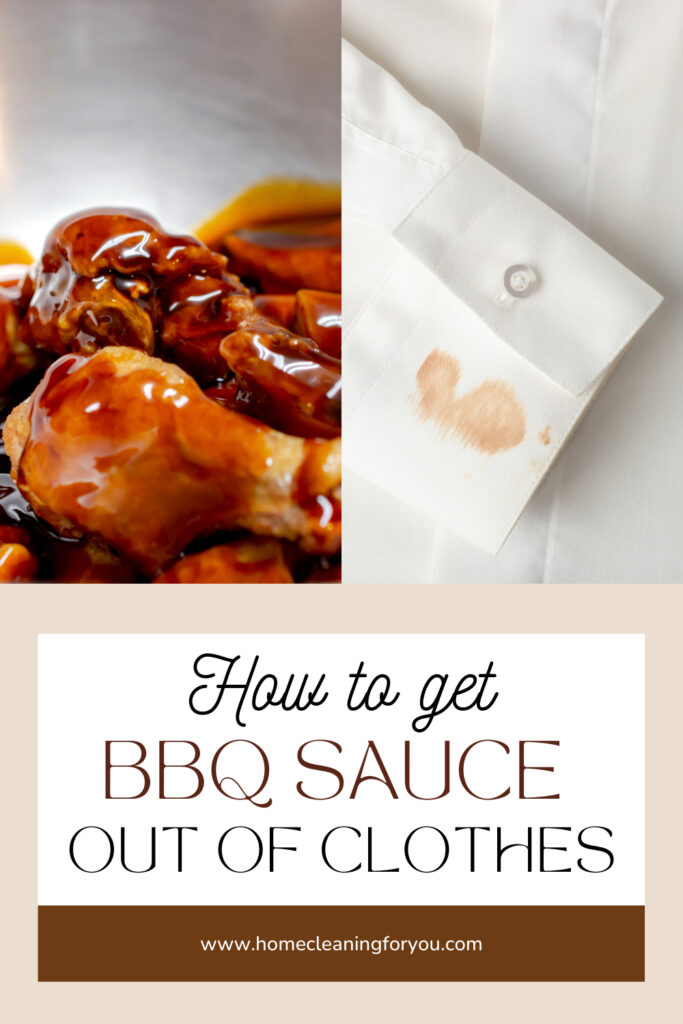 How To Get Bbq Sauce Out Of Clothes
