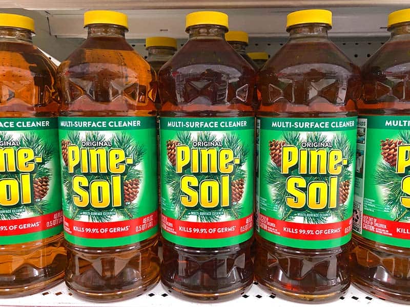 Pine Sol Can Eliminate Oil Stains