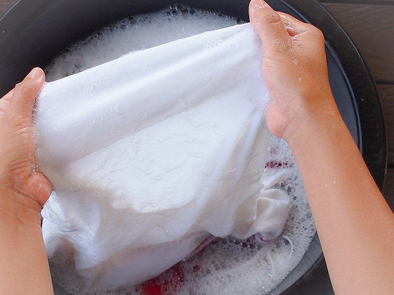 Washing White Clothes Frequently